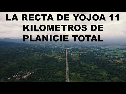 LA RECTA DE YOJOA Y LA BARCA EN LA CA-5, HONDURAS [4K]