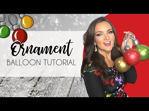 Christmas Ornaments Balloon Twisting Tutorial!