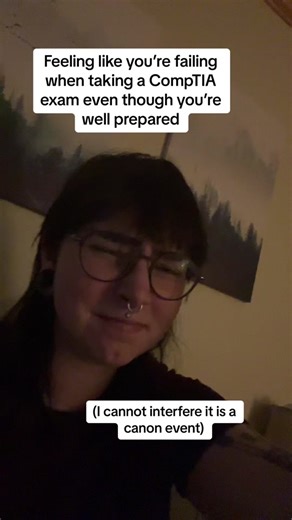 fr ive passed every test but halfway through im always rethinking my career #techtok #infosec #it #wgu #wgunightowl #wgucybersecurity #techtoktips #cybersecurity #techtok #comptia #comptiacertification #comptiaaplus #comptiacerts #comptianetwork #comptiasecurityplus #itcertifications #westerngovernorsuniversity #cissp #onlineschool #onlinecollege