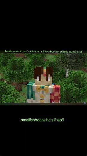 Queen Lizzie's Blue Axolotl Transformation in Minecraft