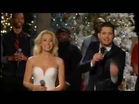 Michael Buble & Kellie Pickler White Christmas with Lyrics