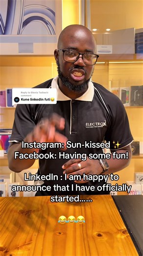 Replying to @Blexta Tadiwa When you people are here on TikTok munenge muchiseka, kungoenda kuLinkedIn maakutonyora mathesis 😂😂😂 #fyp #zimtiktokers🇿🇼🇿🇼🇿🇼🇿🇼🇿🇼 #techguru #linkedin