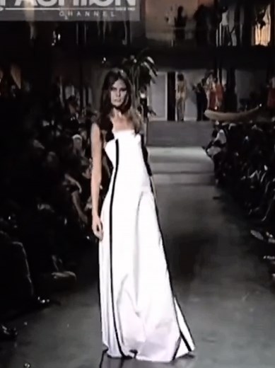 Melania Trump Walks the DSquared2 Spring/Summer 2005 Show