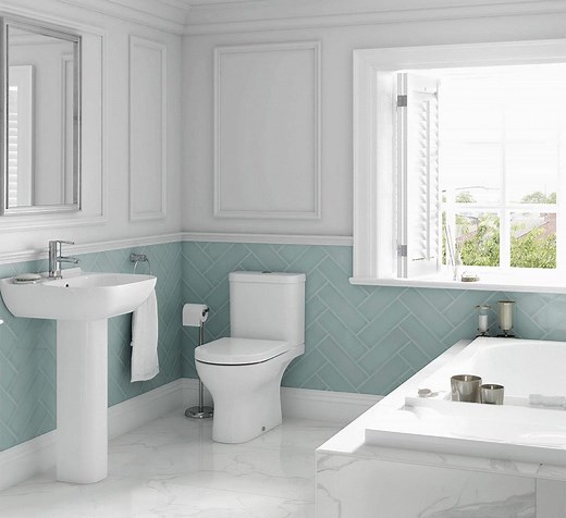 Available in a range of style options to personalise your space, the Vieste suite is sleek and versatile in both bathrooms and en-suites 🛁 http://bit.ly/2XB1Hug | Wickes