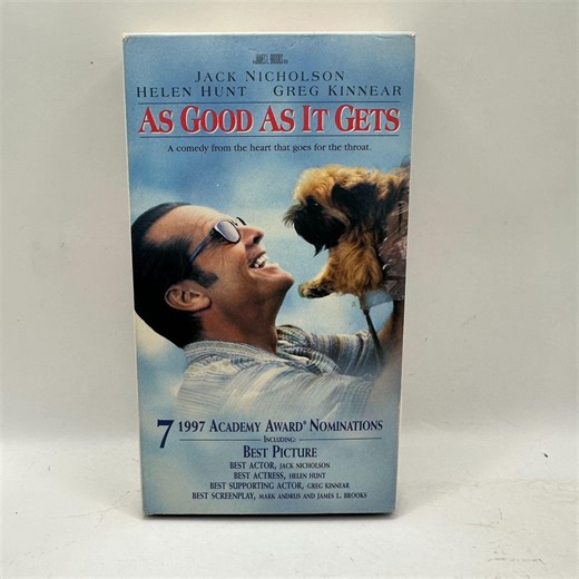 As Good as It Gets VHS 1997 Comedy Drama Jack Nicholson Helen Hunt Tristar - Etsy Canada