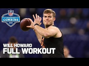 Will Howard's 2025 NFL Scouting Combine workout
