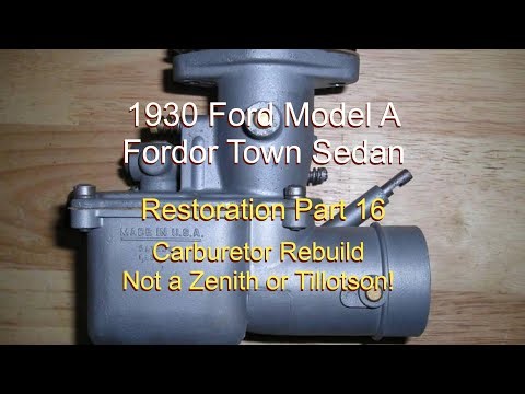 Part 16 - Marvel-Schebler Rebuild - A Marvel What?