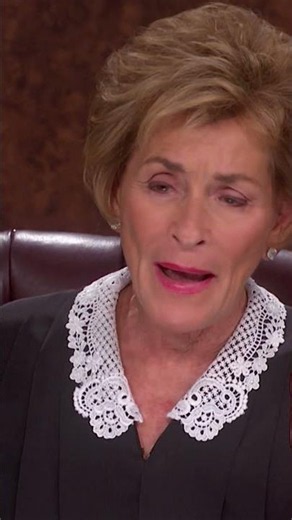 Judge Judy's always right. #judgejudy #shorts