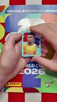 Opening Panini World Cup stickers together! 🏆🔥