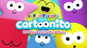 Cartoonito, morbidissimi amici! Sono squishosi e dai colori dell'arcobaleno, da strizzare e coccolare! Che allegriaa!!! Cubo cambia colore in acqua calda e stella brilla al buio! Mettili tutti assieme, Cartoonito Softy Friends, in edicola! Minibook Softy Friends Cartoonito 3,50€ #softyfriendscartoonito #inedicola #sbabam Cartoonito Italia | Sbabam