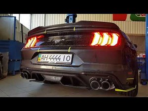 Ford Mustang 2.3 turbo EcoBoost - Custom exhaust sound