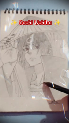 "POV: You're trapped in my Genjutsu 👁️" #shorts #itachi #anime #drawing