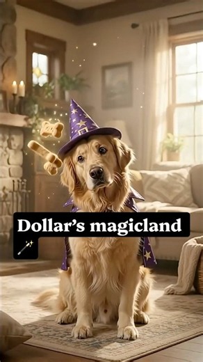 Magician mr. Dollar ❤️| # shorts #trending #viral # #goldenretriever #funny #dogsofyoutube #explore