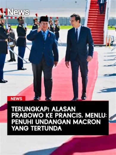 Menteri Luar Negeri (Menlu) RI Sugiono menegaskan bahwa kunjungan Presiden RI Prabowo Subianto ke Prancis pekan ini, yang bertepatan dengan hari Idul Adha, dilaksanakan dalam rangka memenuhi undangan Presiden Prancis Emmanuel Macron yang sempat tertunda. “Kunjungan ini untuk memenuhi undangan dari Presiden Macron yang sebenarnya sempat tertunda,” kata Sugiono dalam pernyataan yang disiarkan Kementerian Luar Negeri (Kemlu) RI, dikonfirmasi di Jakarta, Rabu. Baca selengkapnya hanya di https://www.