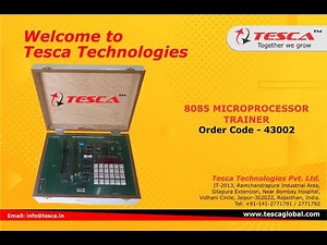 8085 Microprocessor Trainer: In-Depth Guide And Architecture - Tesca 43002 | TescaGlobal.com