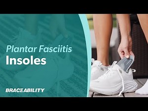 BraceAbility Plantar Fasciitis Insoles | Arch Support Shoe Inserts