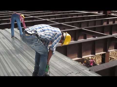 Deck Slab Work - Fixing of Deck Sheet