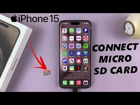 How To Connect Micro SD Card To iPhone 15 & iPhone 15 Pro
