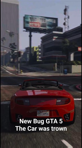 NEW Bug GTA 5 the car was thrown in Story Mode
