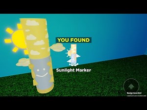 How to get the SUNLIGHT marker in find the markers(Roblox)