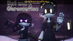 Murder Drones Uzi and N Chromatic scales/DWPs Modding Tool for Friday Night Funkin' | FNF Modding Tools