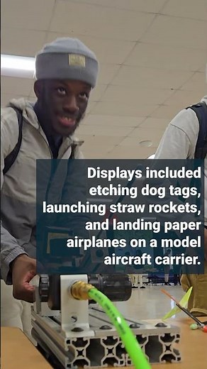 Bringing Navy spirit from the football field to the classroom! 🔬🤖