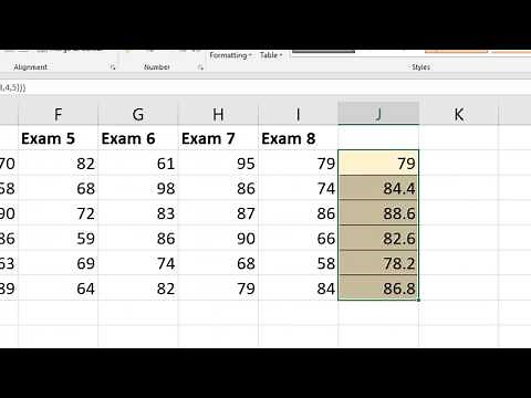 Average the Top 5 Values - Two Excel Formula Examples