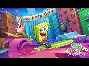 SpongeBob Adventures: In A Jam - Map New Kelp City Walkthrough Part 2 (Unlimited Energy)