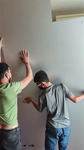 Installing bamboo charcoal cladding panels to renovate dull and dilapidated walls | Multipurpose ...