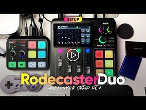 Rodecaster Duo Unboxing & Setup Pt. 2 #rodecasterduo #rodecasterpro2 #streamerx