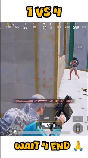 esy 1 vs 4 #bgmi #gamingshorts #gaming #pubgmobile