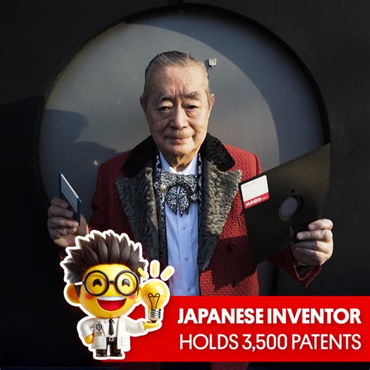 173K views · 2.8K reactions | Japan’s master inventor has over 3,500 patents 邏 | Great Big Story | Facebook