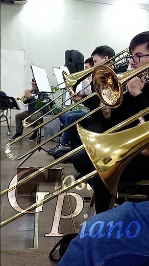 When Trombones Take the Lead! One Note Samba - Big Band Jazz Rehearsal (Trombone Melody) 🎺 #shorts