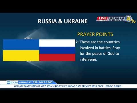 03 MAY 2026 SUNDAY LIVE BROADCAST SERVICE WITH PROF. LESEGO DANIEL PART 2