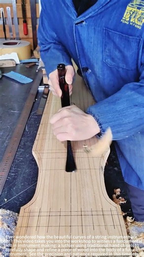 The Art of Instrument Making: Hand-Shaping Wood with Traditional Chisels)