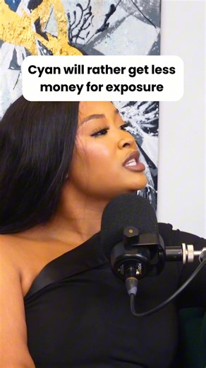 Cyan will rather get less money for exposure #cyan #openchatpodcast #fypシ゚ #foryoupage #openchatspodcast #Relatable #ReelTalks | Open Chats Podcast