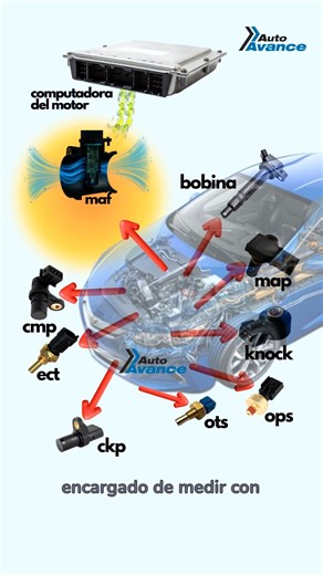 El sensor MAF mide con alta precisión la masa de aire real que ingresa al motor, y esa información es clave para que la ECU determine el tiempo y cantidad de inyección correctos. Si el MAF está contaminado, tiene fallas internas o su señal se sale de rango, la computadora calcula mal la carga del motor y enriquece o empobrece la mezcla, provocando alto consumo, pérdida de potencia, jaloneos y marcha mínima inestable. En estos casos suelen aparecer DTC como P0100, P0101, P0102 o P0103, que indica