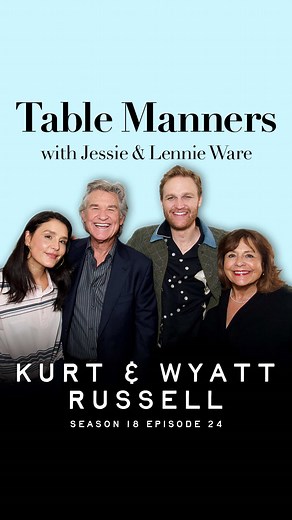 It’s a family affair this week, we have acting royalty Kurt Russell with his son Wyatt Russell here to talk about the brand new series of their hit Apple TV show. We’ve already had Wyatt’s sister Kate Hudson join us, we’re only a few steps away from ticking off the full family (Goldie next?). We covered everything from Kurt being a trained pilot, Wyatt never wanting to become an actor, their joint phobia of spiders, eating ready meals while filming in Australia, being wine & cocktail entrepreneu