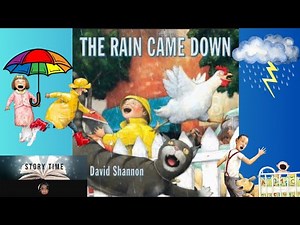 ☔️⛈️🌂The Rain Came Down by David Shannon, children’s book read aloud with music and sound effects📚