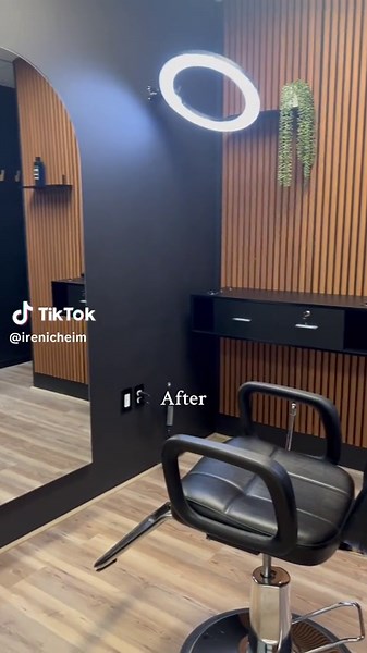 Transformed this room into a barber studio 〰️ . . . #barberstudio #design #interiordesign #diy #barbershop