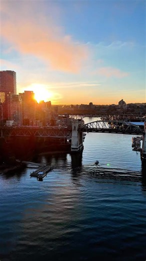 Experience the Serenity of False Creek at Sunrise