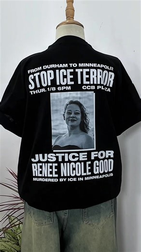 “If this shirt offends you… it’s probably meangt to.” #ice #reneenicole #reneenicolegood #fuckiceshirt #fypage