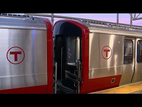 First new MBTA Red Line train taken on test drive