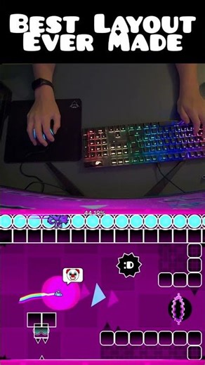 Best Gd Layout Ever #geometrydash #feed #shorts #funny