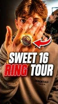Sweet 16 ring tour💍👀