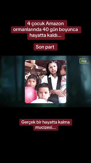 4 küçük çocuk, uçak kazasından sonra Amazon ormanlarında tam 40 gün boyunca tek başlarına hayatta kaldı #amozon #hayattakalma #gerçekolay #fyp #keşfet