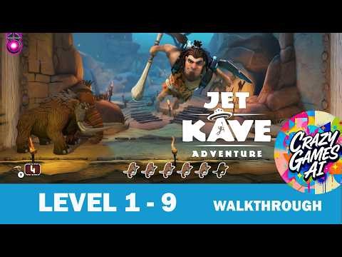 Jet Kave Adventure | Level 1-9 | Gameplay | Walkthrough