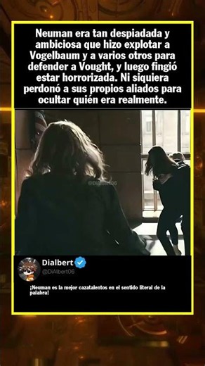 Neuman era tan despiadada y ambiciosa que hizo explotar a Vogelbaum y a varios o...