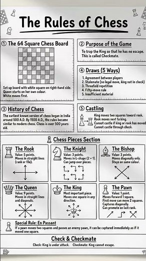 Learn Chess in 60 Seconds! ♟️ (Complete Beginner Guide)