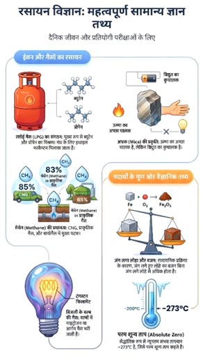 रसायन विज्ञान के रोचक तथ्य | Chemistry GK Tricks |Amazing Chemistry Facts for Exams |#gk #shots #yt